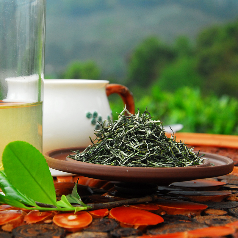 一苇农佳 湖北三峡茗茶碧峰2*200克每罐手提袋装居家好茶
