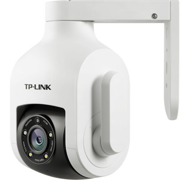 TP-LINK TL-IPC646-D4无线监控摄像头 400万高清星光室外防水云台球机 360全景监控网络wifi手机