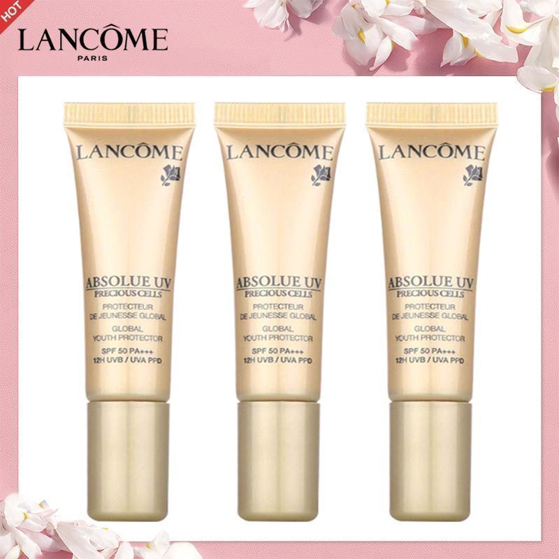 [国内专柜正品版]LANCOME兰蔻菁纯臻颜防晒隔离乳10ml*3中小样SPF50PA++++
