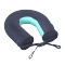 和正 U型多功能颈椎按摩器 颈部按摩仪肩颈护颈仪仿真人揉捏多功能办公家用商务旅行便携U型枕HZ-U3(颜色随机发货)!