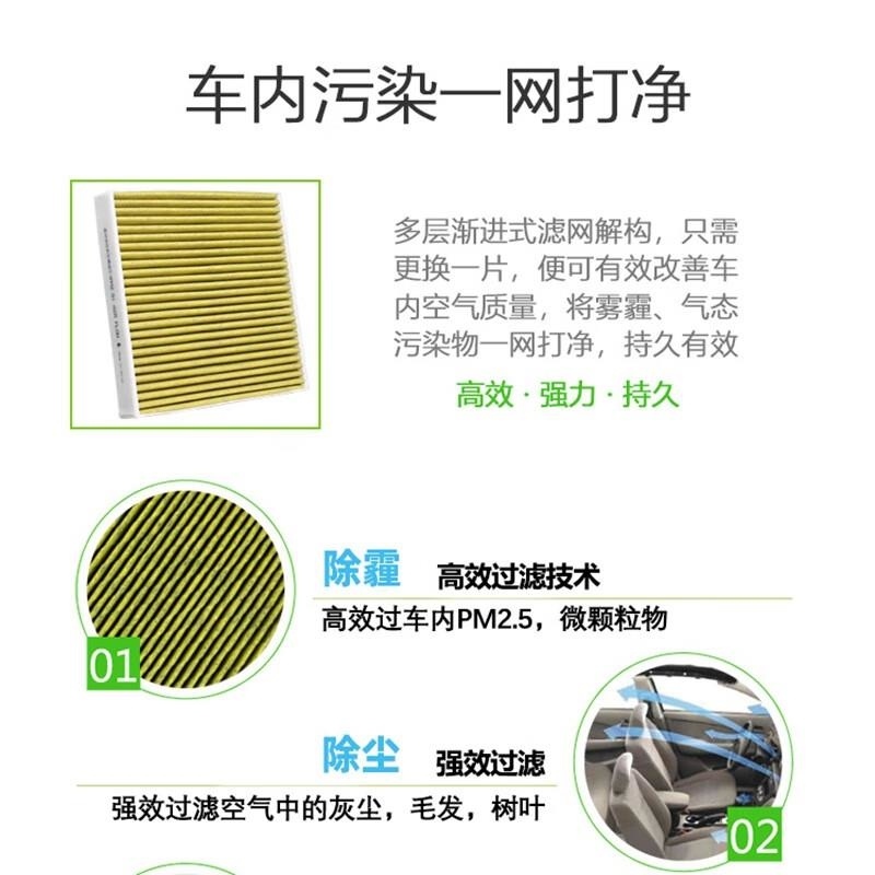 游枫亭适配斯柯达经典明锐空调滤芯防雾霾PM2.5格原厂升级07-15款汽车原fY高清大图