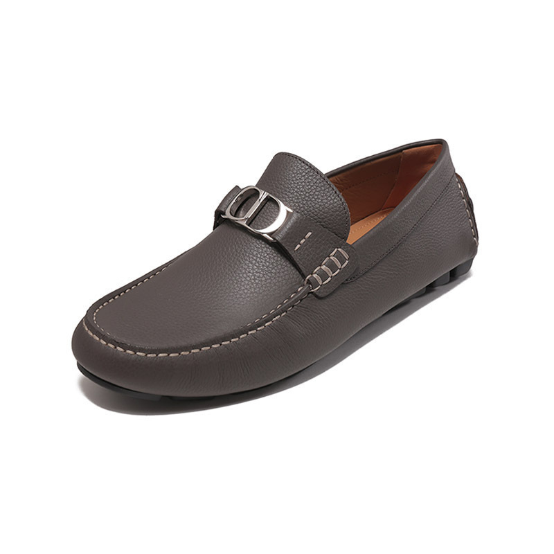 迪奥 dior 男士牛皮革cd icon装饰扣平底鞋单鞋皮鞋乐福鞋3lo114yjk