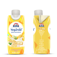 光明莫斯利安Yogurtail双发酵酸乳饮品(甜橙苹果)330mLX4