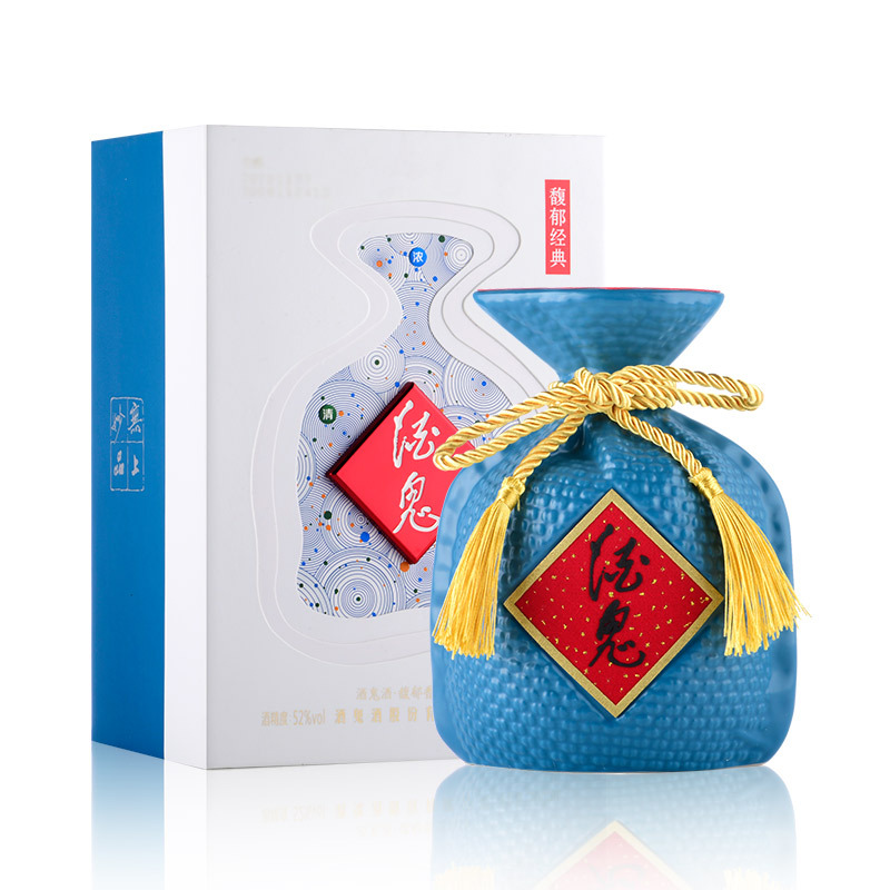 官方授权酒鬼酒馥郁经典52度500ml馥郁香型国产白酒礼盒装视频