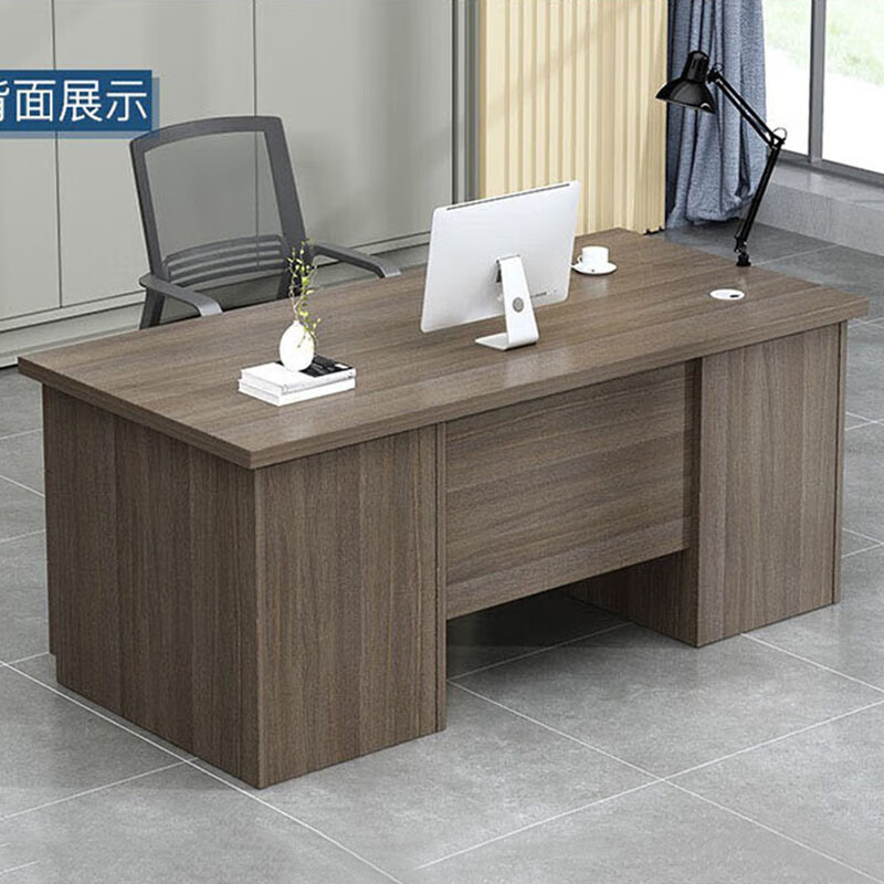 圣德列办公桌现代简约办公桌经理桌单人位1.4m高清大图