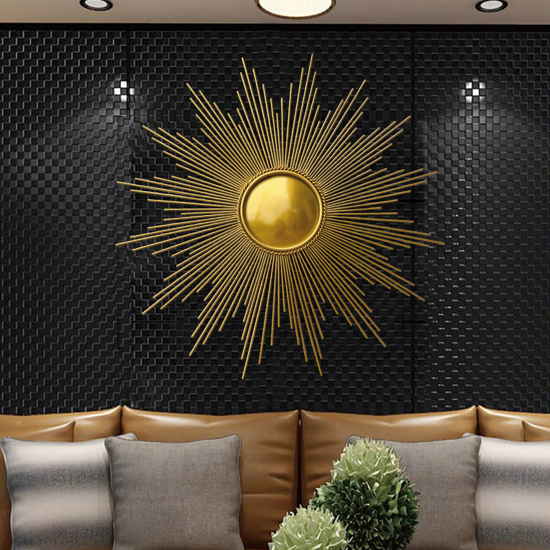 客厅餐厅铁艺壁饰玄关墙面立体挂件电视背景墙饰 壁饰