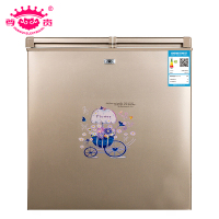 尊贵（ZUNGUI）BCD-181V 181升 卧式顶开门冷 柜全铜管蒸发器商用双温冰柜大容积双门冰柜 变温冰箱 金色