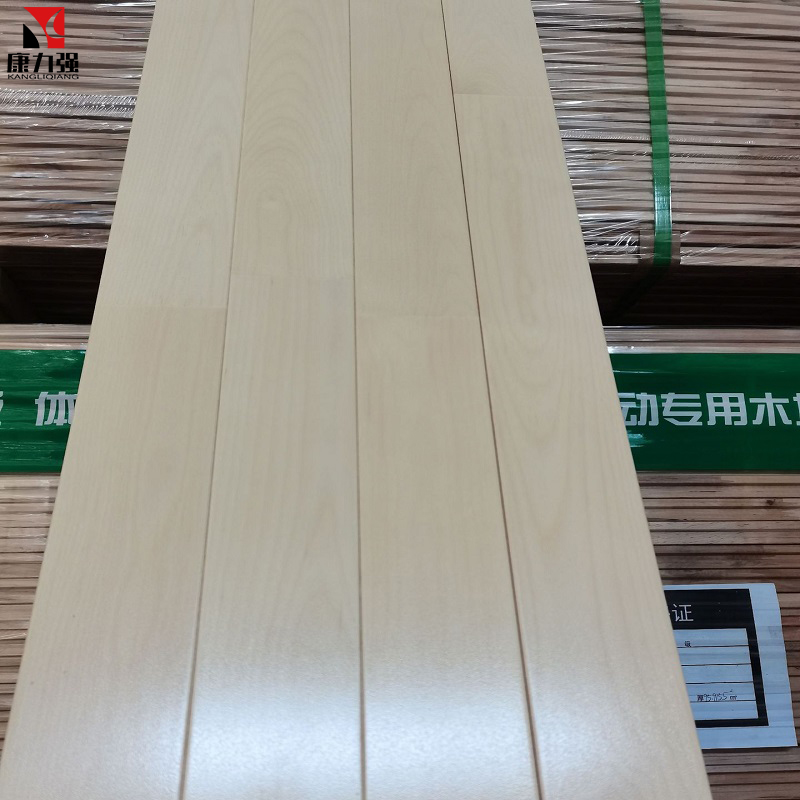 康力强室内篮球场运动木地板体育馆运动地板羽毛球馆篮球场运动木地板 枫华木A级