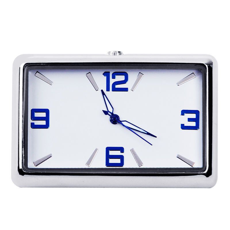 汽车创意车载时钟夜光车用钟表方形车内电子石英表横款石英钟表