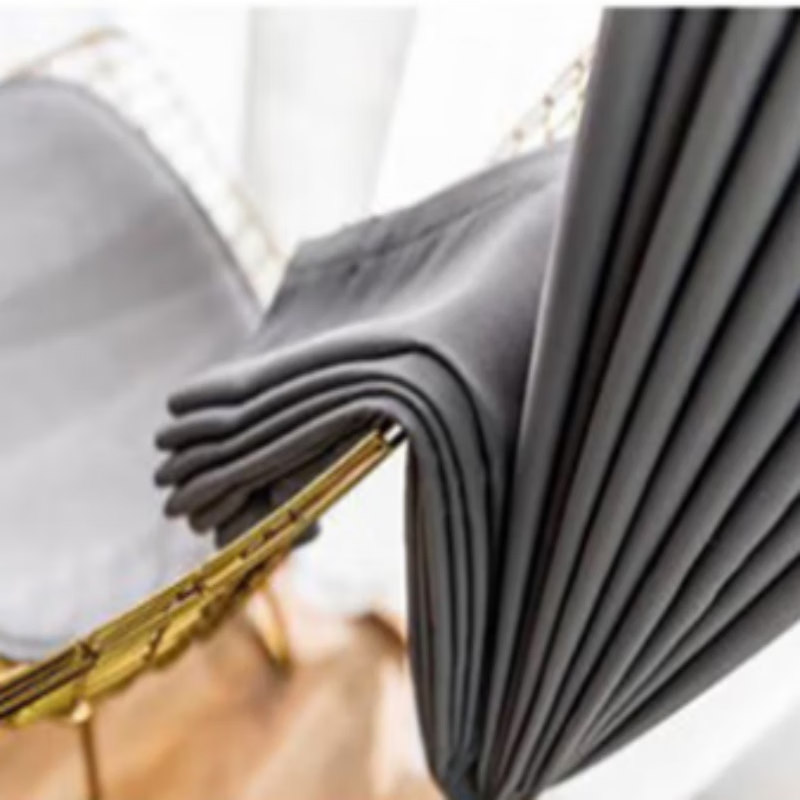 若叶之季 RY-CL626 聚酯纤维 1m*1m 窗帘 1.00 米/个 (计价单位：个) 灰色高清大图