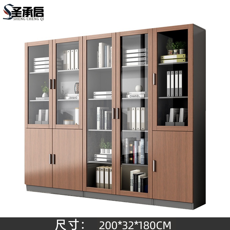 圣承启 书柜 组合台高清大图