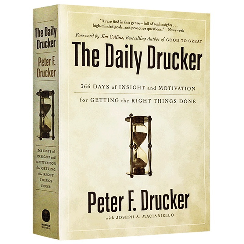 [正版]华研原版 德鲁克日志 英文原版 The Daily Drucker 全英文版管理学进口书 行动手册366天的洞高清大图