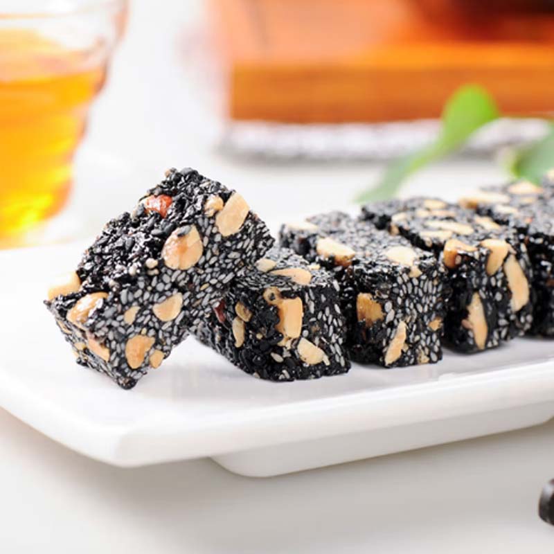 如水 红糖黑芝麻酥560g*1桶高清大图