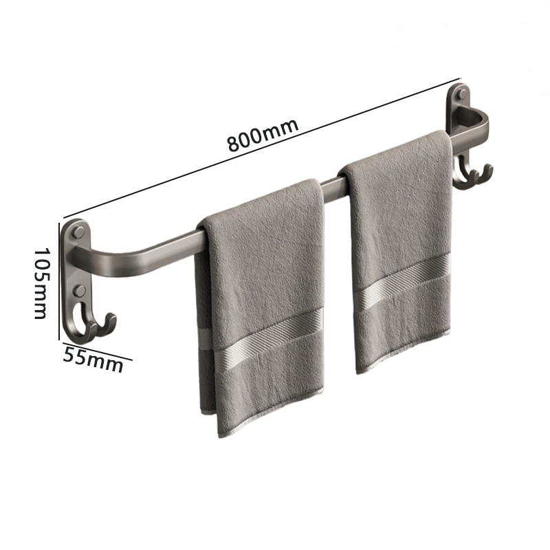 豫汉迎多杆毛巾架 单杆毛巾架800*55*105mm个