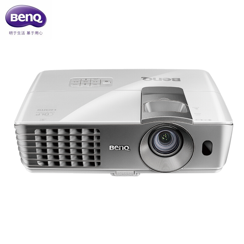 明基(Benq)定制影院系统(明基W20AA 小米盒子4 120寸自动摇控 20米线 HDMI+电源线+音频线)