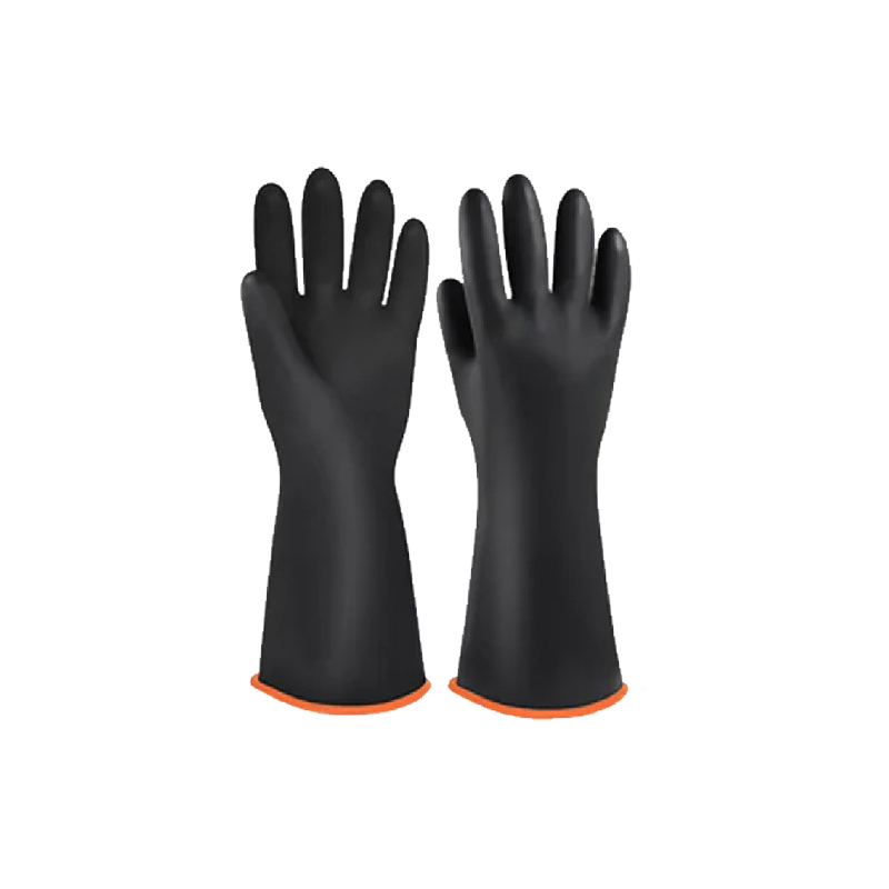 路盈顺 黑色工业乳胶手套 长35cm 双高清大图