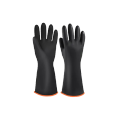 路盈顺 黑色工业乳胶手套 长35cm 双