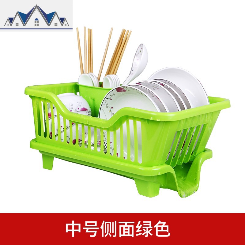 放碗架沥水架沥碗架碗柜收纳箱厨房置物架餐具滴水塑料架子装碗箱 三维工匠高清大图