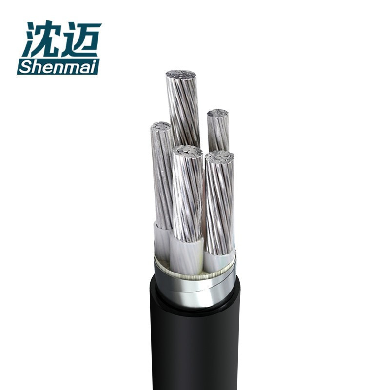 沈迈 铝芯铠装电缆 ZC-YJLV22-0.6/1kv-3*240+2*120平方 /米高清大图