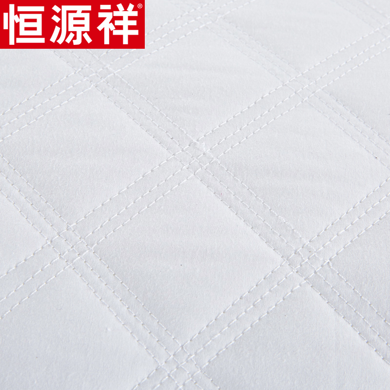 恒源祥全棉羽丝绒枕头纤维枕助眠枕酒店枕芯学生宿舍枕头单人成人一只装