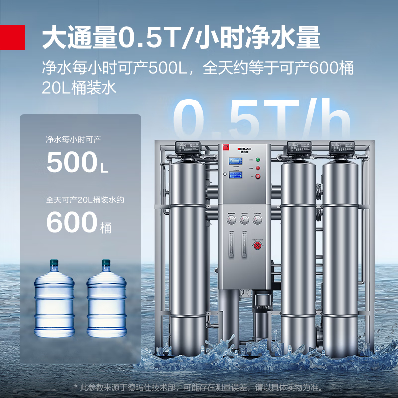 德玛仕/DEMASHI DMS-RO-0.5T 落地式 5级净水器