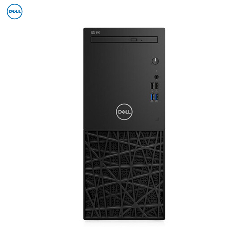 戴尔(DELL)成铭3980 商用台式电脑 单主机(Intel i3-8100 16G 1T+128G固态 刻录 2G独显 W10)商用办公 家用娱乐 性价比机 企业采购 学生用机