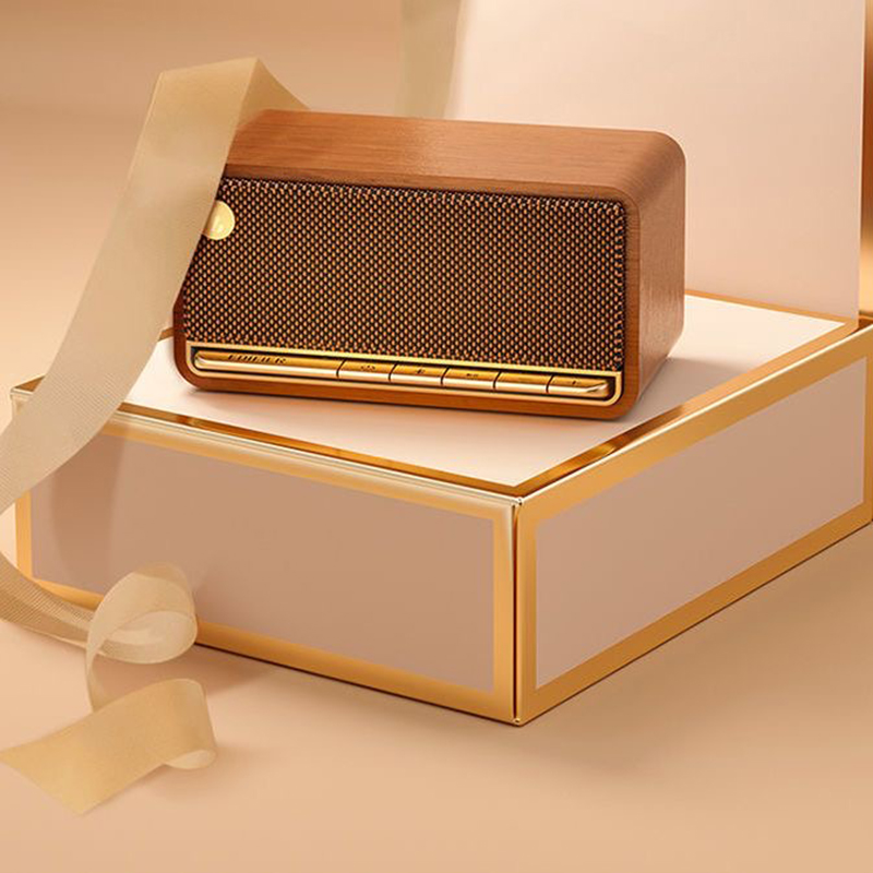 漫步者(EDIFIER)M230无线蓝牙音箱 桌面迷你高音质复古音响 移动便携式家用小低音炮长续航高清大图