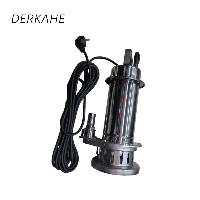 DERKAHE QDX-B不锈钢小型潜水电泵 QDX1.5-25-0.55B 台高清大图