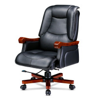 博世(BOSCH)大班椅商务办公椅舒适久坐书房椅家用电脑椅子皮椅升降转椅电脑椅