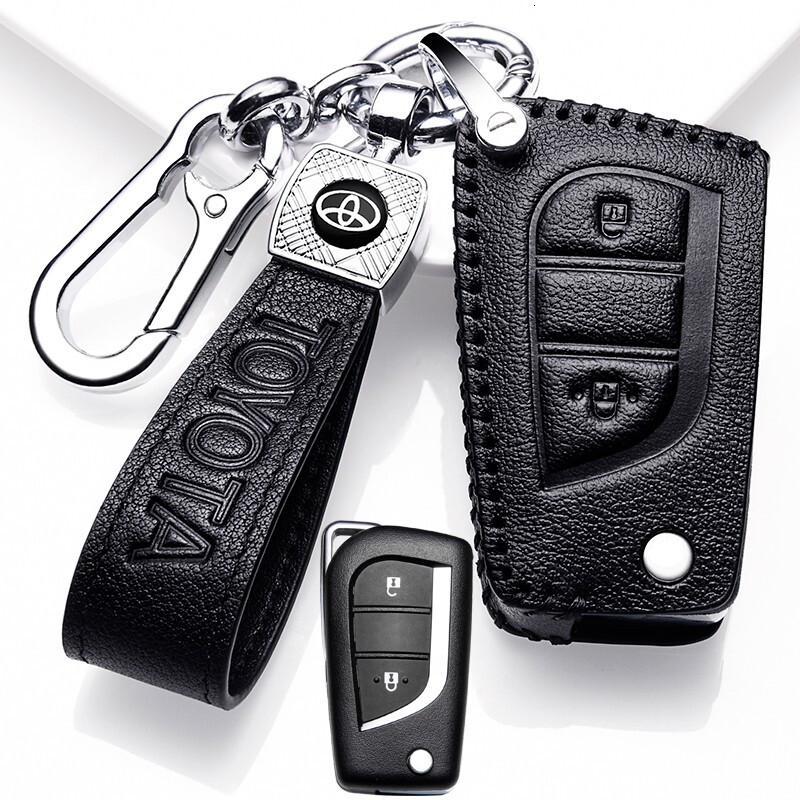 tyui2020款广汽丰田威兰达钥匙包套真牛皮高档汽车钥匙扣男女士一键