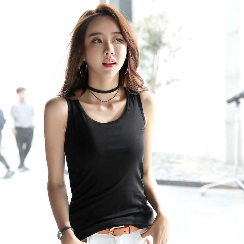 波迷娜（BOMINA)网红美背夏季心机小吊带性感百搭吊带背心女2021新款春夏季性感内搭白色无袖上衣打底衫