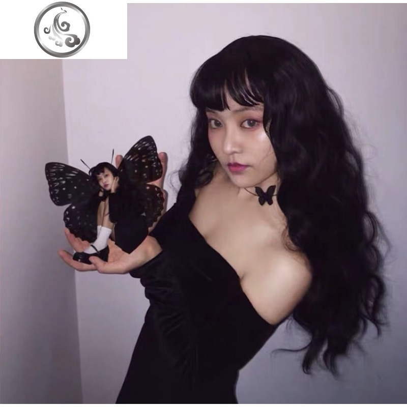 蕾丝蝴蝶网红吊坠颈带颈链脖子饰品项圈 choker短款项链女锁骨链 JiMi