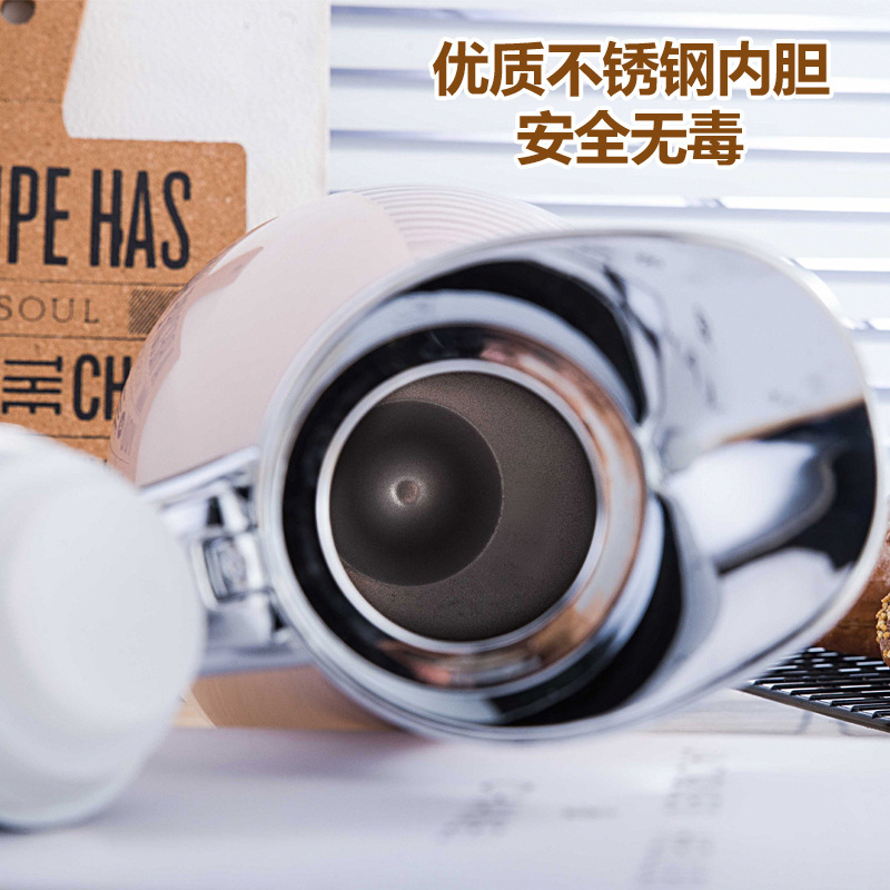 不锈钢真空保温壶双层热水壶欧式咖啡壶家用
