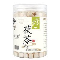 茯苓200g罐装非 鲜土茯苓块丁白茯苓粉泡水伏苓片茶搭芡实薏米