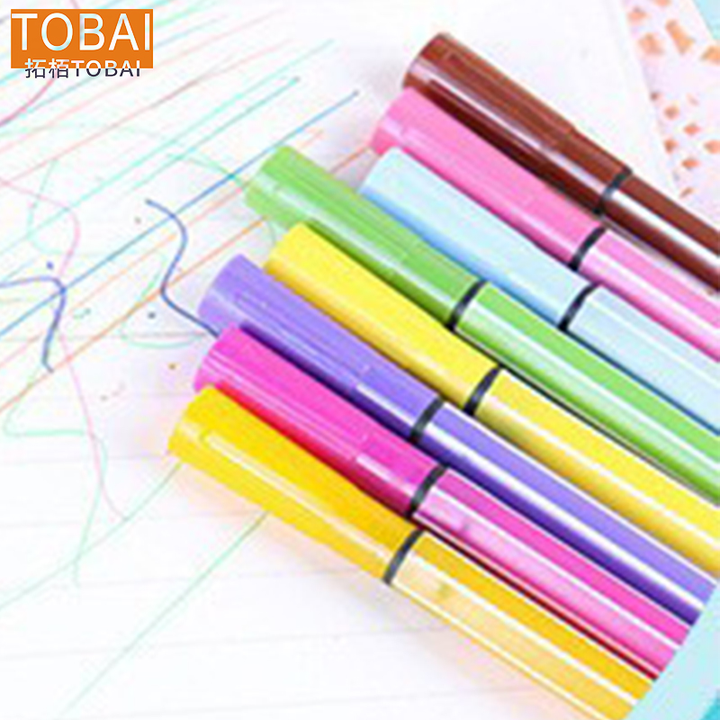 拓栢 爱路护路路外宣传水彩笔12色 12-TB/盒高清大图