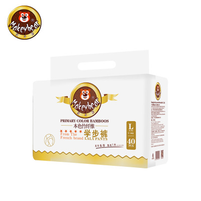 麦奇熊(MAKEY BEAR) 本色竹纤维·学步裤L40片拉拉裤