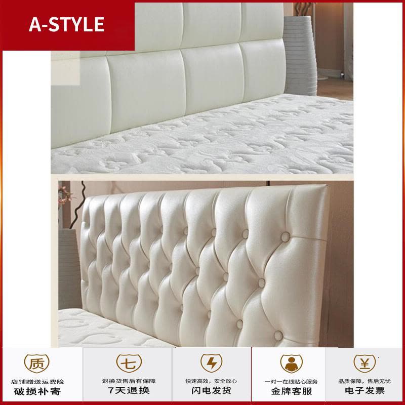 苏宁放心购1.2米单人床90cm宽布艺床带床垫简约现代儿童简易家用1.35m榻榻米A-STYLE家具图片