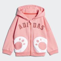 ADIDAS KIDS阿迪达斯儿童 女婴童长袖卫衣运动套装 婴童针织套服 DM4035