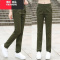 YIBUSHENG新款2024春韩版百搭工装裤休闲裤弹力小脚裤宽松高腰显瘦女长裤