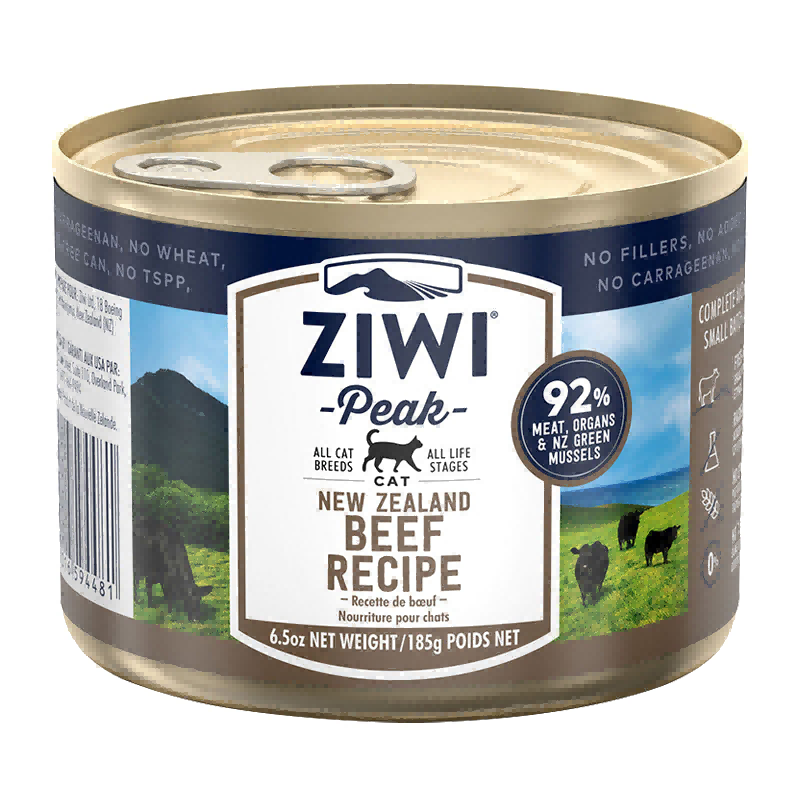 ziwi巅峰猫咪罐头牛肉罐头185g