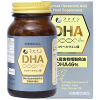 日本FINE深海鱼油DHA软胶囊150粒/瓶装 58.5