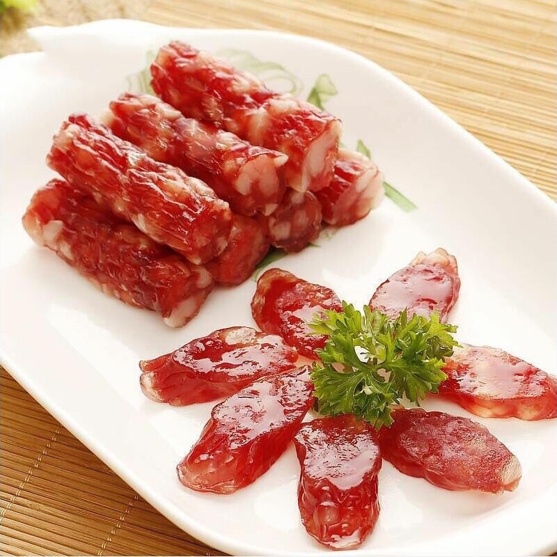 广式香肠广味腊肠500g广东特产手工咸甜腊味腊肉烤肠