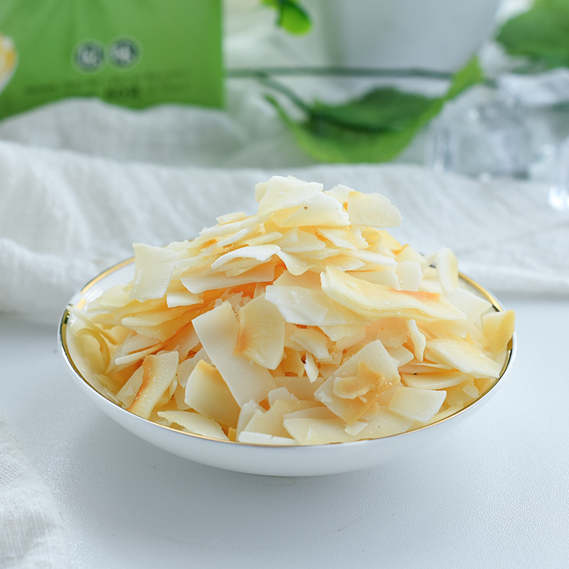 椰子脆片60gx5盒原味春光海南特产椰子片干小吃水果干农家碳烤椰肉干