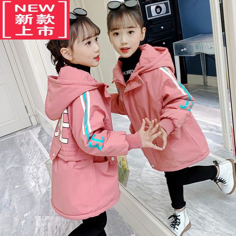 可莉允女童外套冬装2022新款棉服儿童洋气夹棉加厚秋冬季小女孩时髦棉衣图片