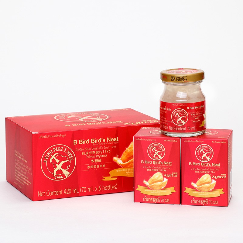 [限量发12瓶]韩成兴 即食燕窝 70ml*6瓶/盒 木糖醇
