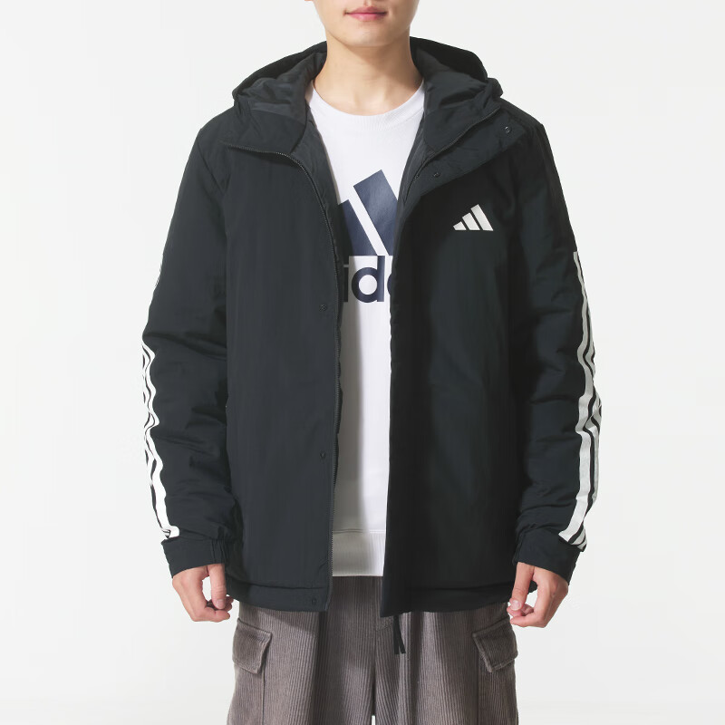 阿迪达斯 (adidas)男装棉服新款运动时尚潮流休闲保暖棉衣外套JY8303 ZP高清大图