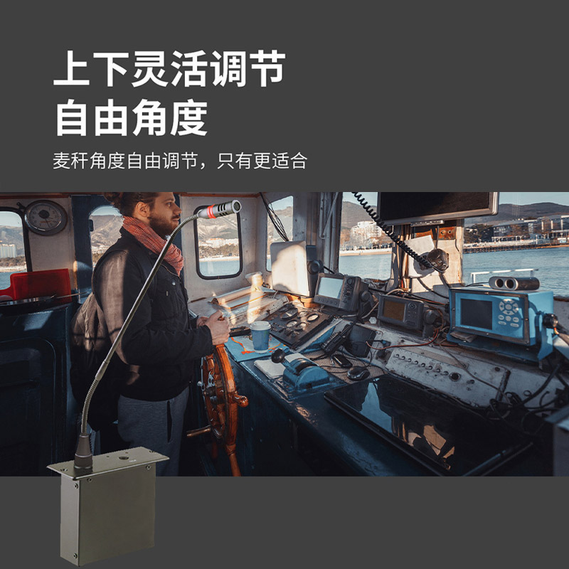 润普Runpu RP-GYX2429S国产化有线专业电容嵌入式桌面鹅颈麦话筒 卡侬接口可连调音台会议终端高清大图