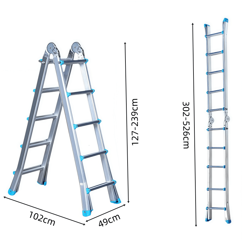 鑫木樽人字梯49*102*239cm个高清大图