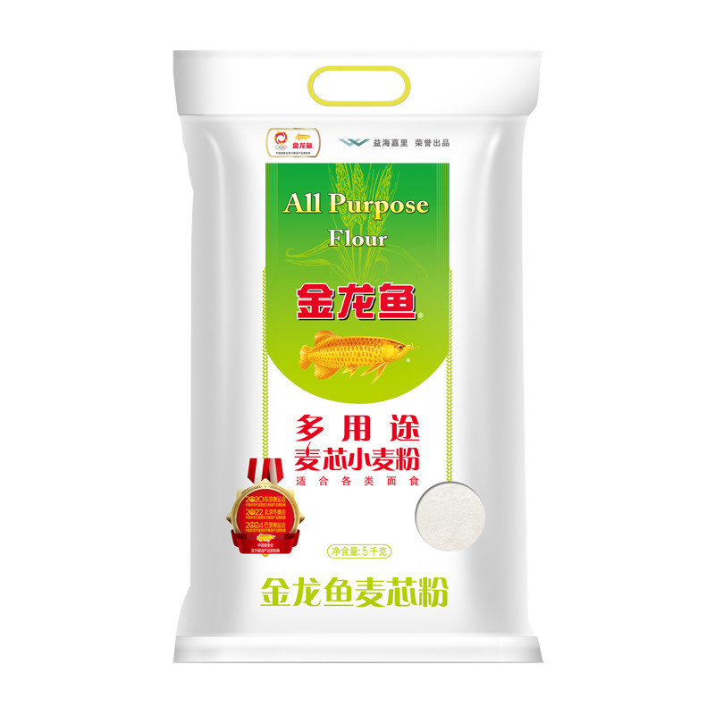 金龙鱼 面粉 5kg 单袋装