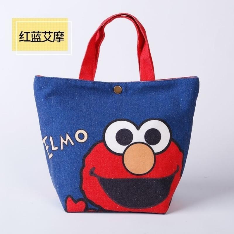 面包超人手提袋日式便当包卡通帆布包手提包饭盒袋便当袋妈咪包咬人